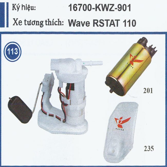 16700-KWZ-901 (Xe tương thích: Wave RSTAT 110)