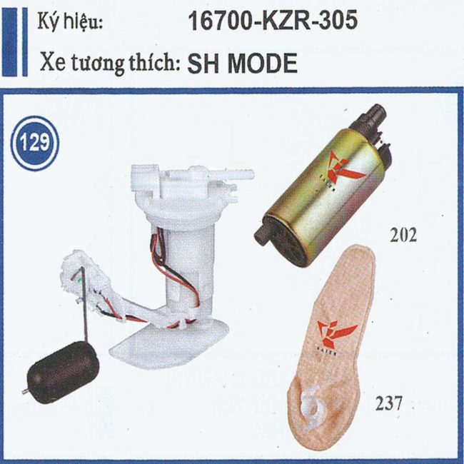 16700 - KZR - 305 (Xe tương thích: SH MODE 2014)