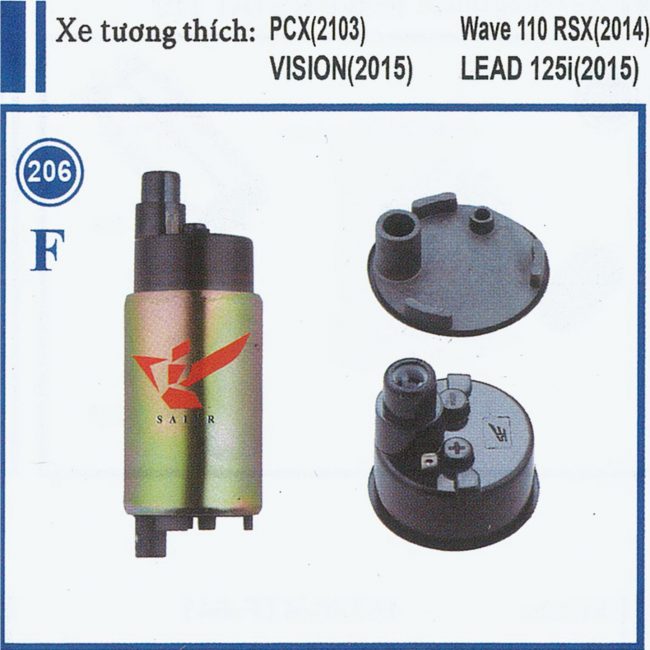 SE-MT-206 (Xe tương thích: Vision (2015), Wave 110 RSX 2014, PCX 2013, LEAD 125i 2015)