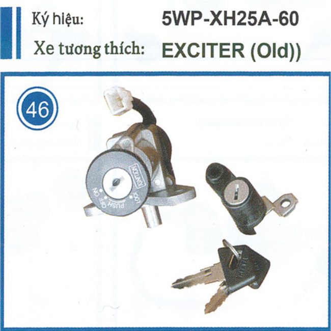 5WP-XH25A-60 (Xe tương thích: EXCITER old)