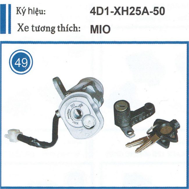 4D1-XH25A-50 (Xe tương thích: MIO)